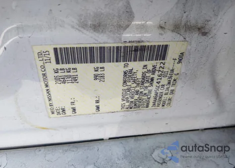 2016 Nissan Maxima 3.5 Sr from USA, damaged, VIN 1N4AA6AP5GC416222